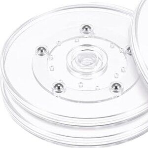 5 inch Clear Rotating Swivel Stand Lazy Susan Turntable Display